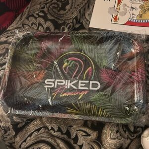 Spiked Flamingo Tropical Rollin tray
